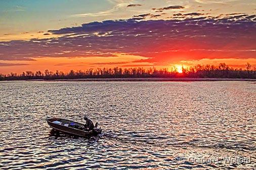 Sunrise Fisherman_DSCF01731.jpg - Photographed along Irish Creek near Kilmarnock, Ontario, Canada.